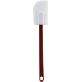 Winco Flat Silicone Spatula, 16-Inch White, Medium