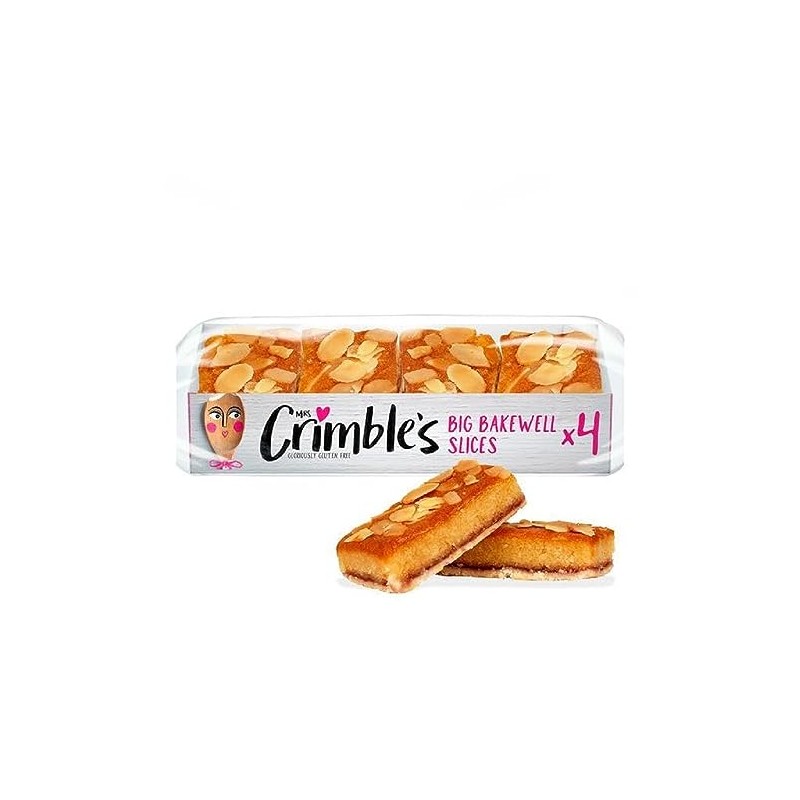 Mrs Crimbles Bakewell Slices (Gluten Free) 200g