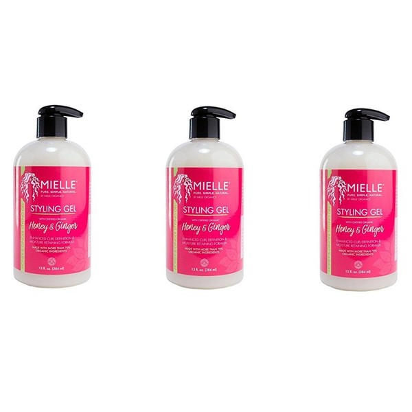 [ VALUE PACK OF 3] Mielle Organics Styling Gel Honey
