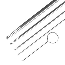 Abu I Pet Professional Reptiles Ball Tip Snake Sexing Kit Probes Set 6pcs,5sizes