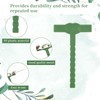 12pcs Boutonniere Pins for Men, T-Shaped Corsage Pins