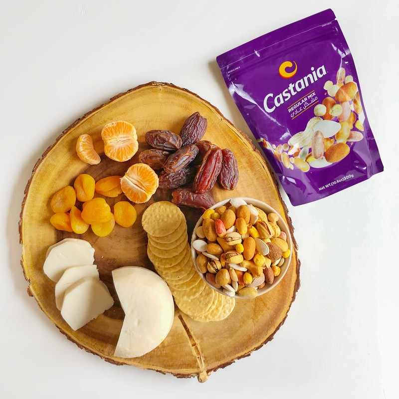 Castania BBQ Lebanese Mixed Nuts, Regular Mix with Peanuts, Pumpkin