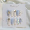 Syrup Sky Christon Handmade Nail Tips - Short Ballet /