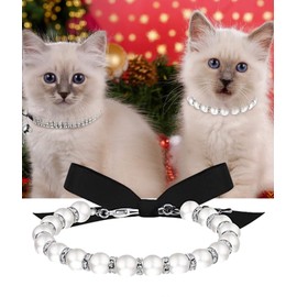 cobalt planet Cat Collar, Dog Collar, Pet Necklace, Sparkling Seat, Cute, Stylish, Dog Paw Type, Pet Collar, Lightweight, Adjustable, Birthday Gift, Memorial Product, Fashion Accessory, Dressing