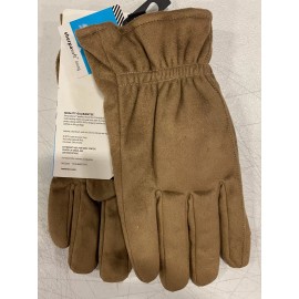 Isotoner Sherpa Soft Smart Touch Gloves Large Luggage Brown Men
