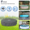Bitubi 8 Ft Steel Round Stock Tank Pool Cover,Upgraded to