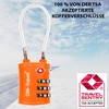 OW-Travel TSA Approved Luggage Locks (2 Pack) 3 Digit Heavy