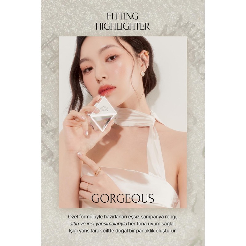 Iluminador Fiting Highlighter Gorgeous 5g Rosa