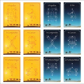 Arabian Geomancy Cards | 32 Cards | Keyword Chart Included