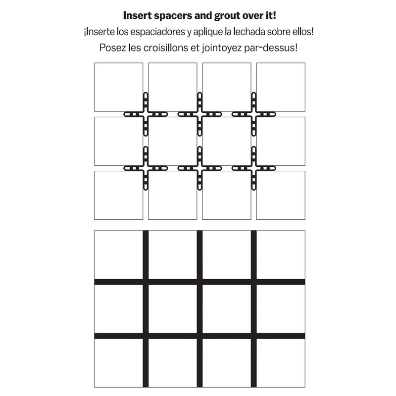 BARWALT Hollow Leave-In Tile Spacers, 1/2 Inch x 200, Eliminate