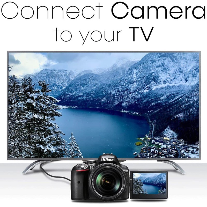 Cmple Micro HDMI to HDMI Cable Gold Plated - 10