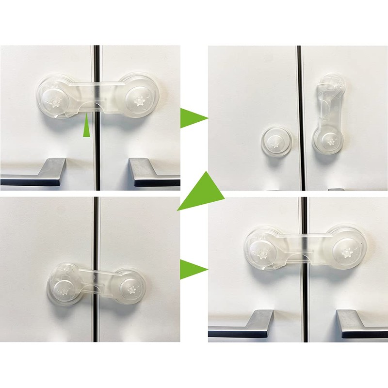 Pack of 10. Offgridtec Door Lock for Baby Drawer Lock