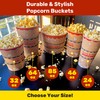 CUSINIUM 24 oz 25-Pack Kraft Popcorn Buckets - Large Popcorn