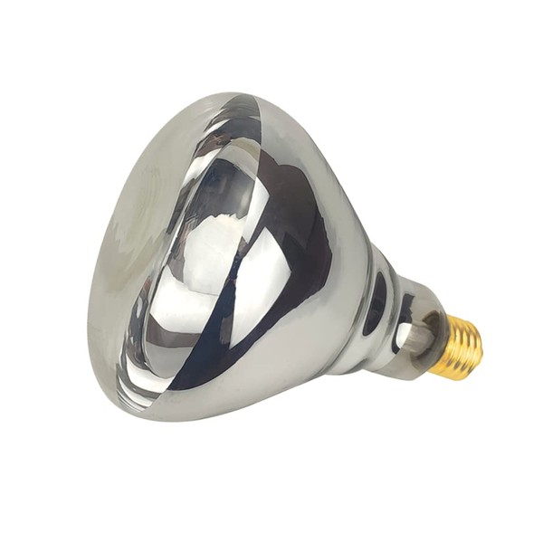 BONGBADA 2 Pack 250W Heat Lamp Clear Infrared Bulbs Glass