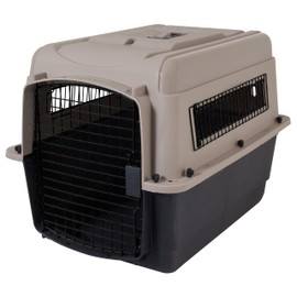 Petmate Ultra Vari - Caseta para perros, resistente, sin herramientas, GrisNegro (TaupeBlack), 71.1 cm (28)                                           