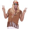 Hippie Medallion Metal Accessory for Boot Fancy Dress