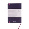 Fabriano Ispira Soft-Cover Notebook, 5.8" x 8.3", A5, Lined, Purple