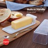 Copco Butter Dish with Clear Lid and Measurment Guide, 7.2