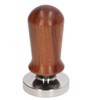 Coffee Tamper Separate Design Stainless Steel Ergonomic Wood Handle Portable