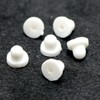 100 Pcs White Silicone Anti-Pain Earring Back Pads Silicone Cushion
