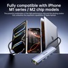 Biaze 4K60Hz USB-C Hub, 5-in-1 USB-C to HDMI Adapter Supports