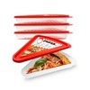 OBNOCHE Pizza Slice Container, Tray and Saver, BPA Free 4