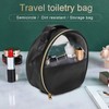 Toiletry Bag PU Leather Makeup Bag Portable Cosmetic Bag Portable