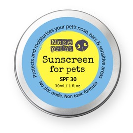Noseprint Noseprint SPF 30 Sun Protection Balm For Pets 30 ML in Tin | Moisturising Sunscreen For Dogs And Cat Non-Toxic Formula Dog Nose and Paw Sunblock Cream | Puppy Sun Protection (1)