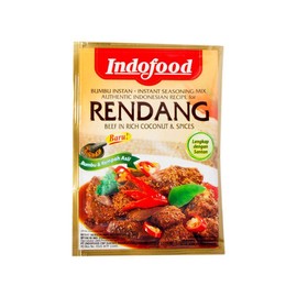 Indofood Rendang - Beef in Chili & Coconut Seasoning, 50 Gram (Pack of 8)