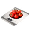 Kitchen Digital Scale Stainless Steel 10kg Waterproof White Backlight LCD