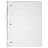 Top Flight Standards 1-Subject Notebook, 70 Sheets, Perforated, Wide Rule,