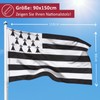 PHENO FLAGS Brittany Flag 90 x 150 cm - Weatherproof