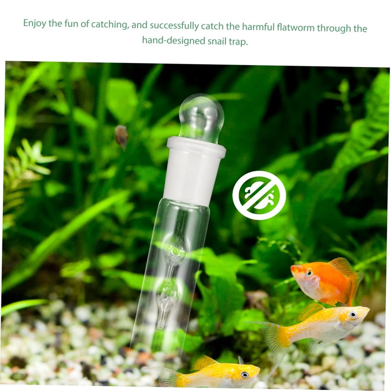Hohopeti 2hole Fish Tank Catcher Trap for Aquariums Easy to