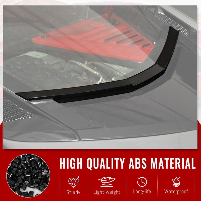 Bracingo Upgraded Rear Engine Bay Vent Cover Trim fit for