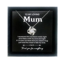 Regaosly Mother Necklace Necklace Mum Gifts from Daughter Son Mama Necklace Mummy Jewellery Gifts for Birthday Sentimental Gift for Mothers Day Christmas