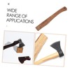WOONEKY Camp Axe Handle Replacement 37cm Wooden Hatchet Handle Durable
