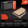 A-Premium 2-PC Engine Air Filter Compatible with Jeep Grand Wagoneer
