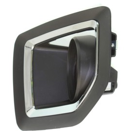 Garage-Pro Fog Light Trim Compatible with GMC SIERRA 2500 HD/3500 HD 2015-2018 LH Bezel Textured Black Chrome Type Bumper