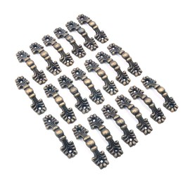Namvo 20Pcs Practical Decorative Door Handles 42x11mm Antique Furniture Handles Jewelry Wooden Box Cabinet Knobs and Handles Kitchen Drawer Cupboard Pull Handles Grip