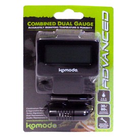 Komodo Advanced Combined Digital Thermometer and Hygrometer,Black