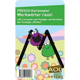 AOL-Verlag i.d. AAP LW FRESCH-Kartenspiel: Merkwörter raus!: LRS-Lernspiel zum Festigen und Vertiefen der Strategie Merken (1. bis 4. Klasse)