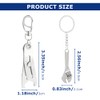 Pilarmuture Portable Precise Thread Size Checker Keychain,Precise Bolt Size Finder