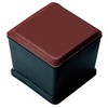 Nichias 9086-STP-SQSS Kagusubale Square Cap, SS, Pack of 4, Black