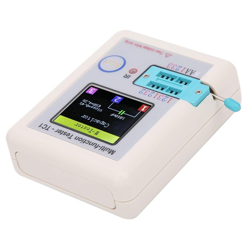 Probador de transistores multifunción, pantalla TFT de 3,5 pulgadas LCR-TC1