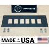 StreetRays [SR] Center Dash Console Plate Panel 6 Rocker Switch