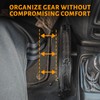 MAIKER Center Console MOLLE Panel with Storage Bag, Aluminum Tactical