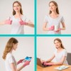 2 Pairs Rheumatoid Arthritis Compression Gloves, Pink, M