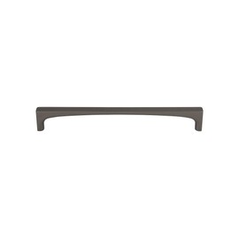 Riverside Pull Color Ash Gray - Top Knobs 7 9/16" Length Grace Coll Contemporary Transitional Bar Handle Decorative Kitchen Bath Cabinet Door Hardware Dresser Bathroom Metal Handle Interior Home