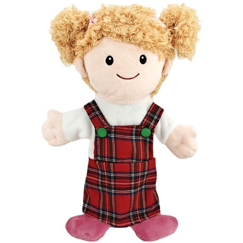 6Pcs Hand Puppet Set 11.8 Inch Soft Plush Family Members