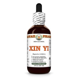 Xin Yi (Magnolia Lilliflora) Dry Flower Glycerite, Made in Hawaii, All Natural, Vegan, Lab Tested Alcohol-Free Liquid Extract - 2 fl.oz
